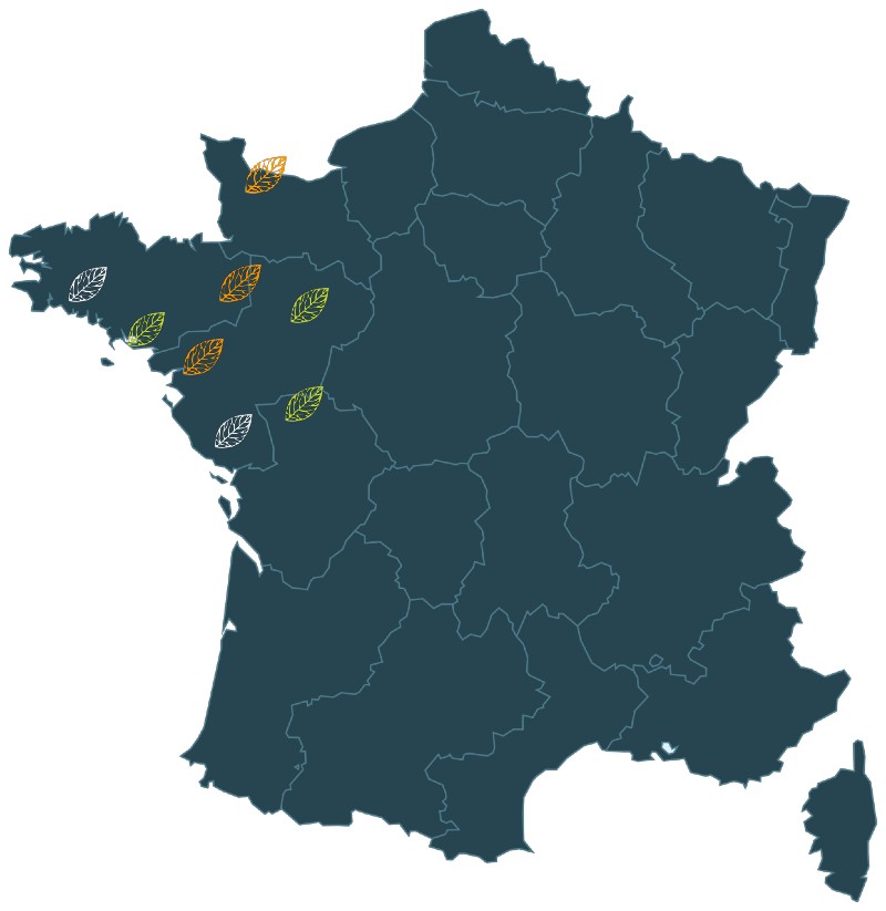 carte France lieu des Tiny House